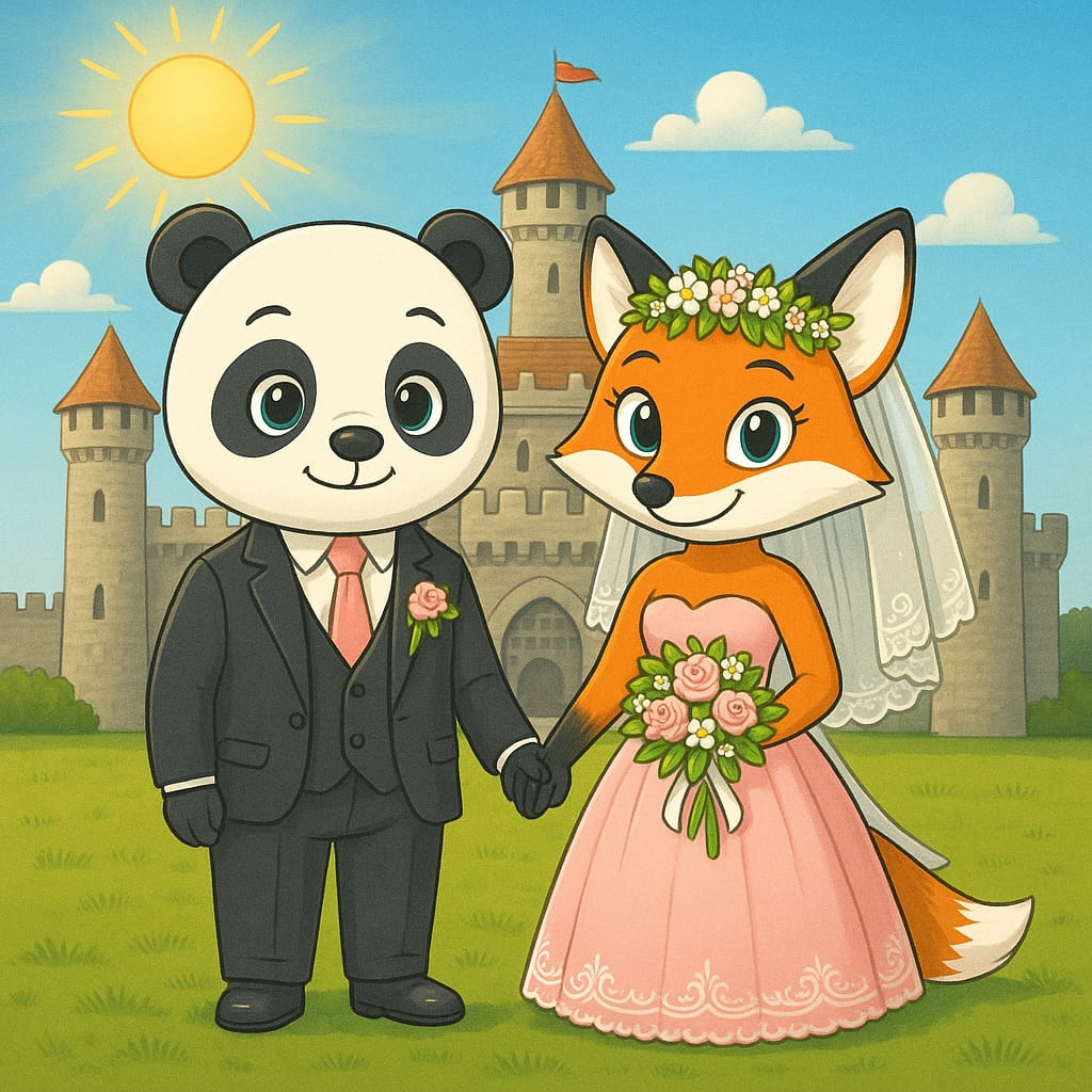 Brautpaar  Panda & Fuchs